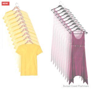 Clear Plastic Garment Bags, 2 Sizes, 20 Pack for Hanging Clothes Storage